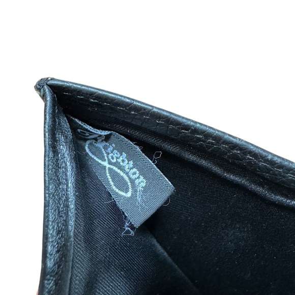 Vintage Brighton Pebble Black Leather Wallet Buckle - Picture 9 of 11